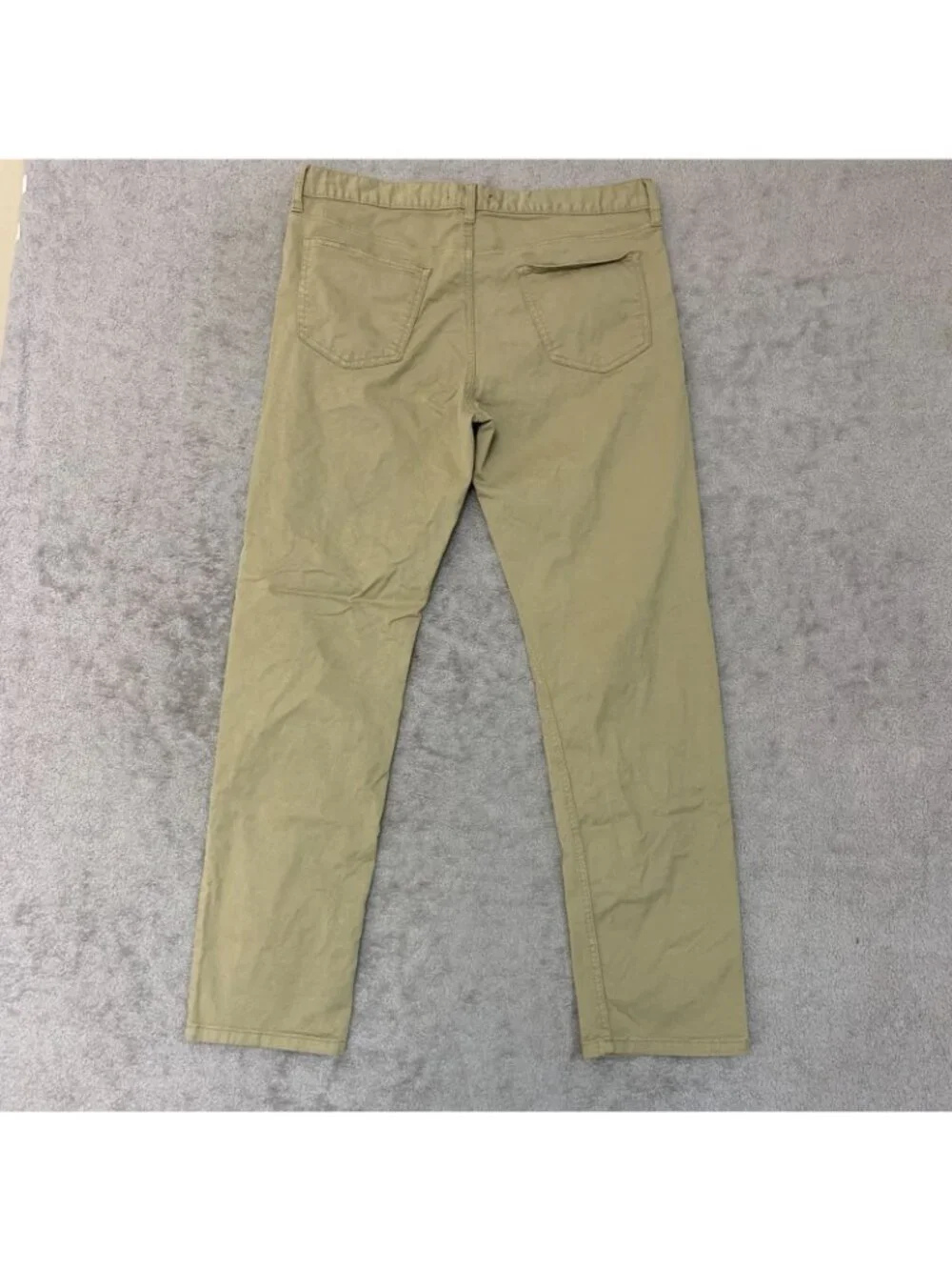 Banana Republic Men's 36x32 Beige Slim Fit Chino Pants 5-Pocket Stretch Cotton